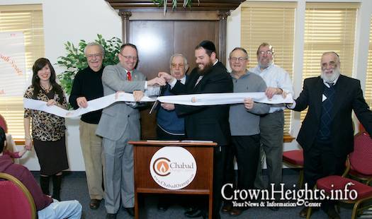 Chabad Celebrates Ribbon Cutting Of New Center And Torah Writing Ceremony